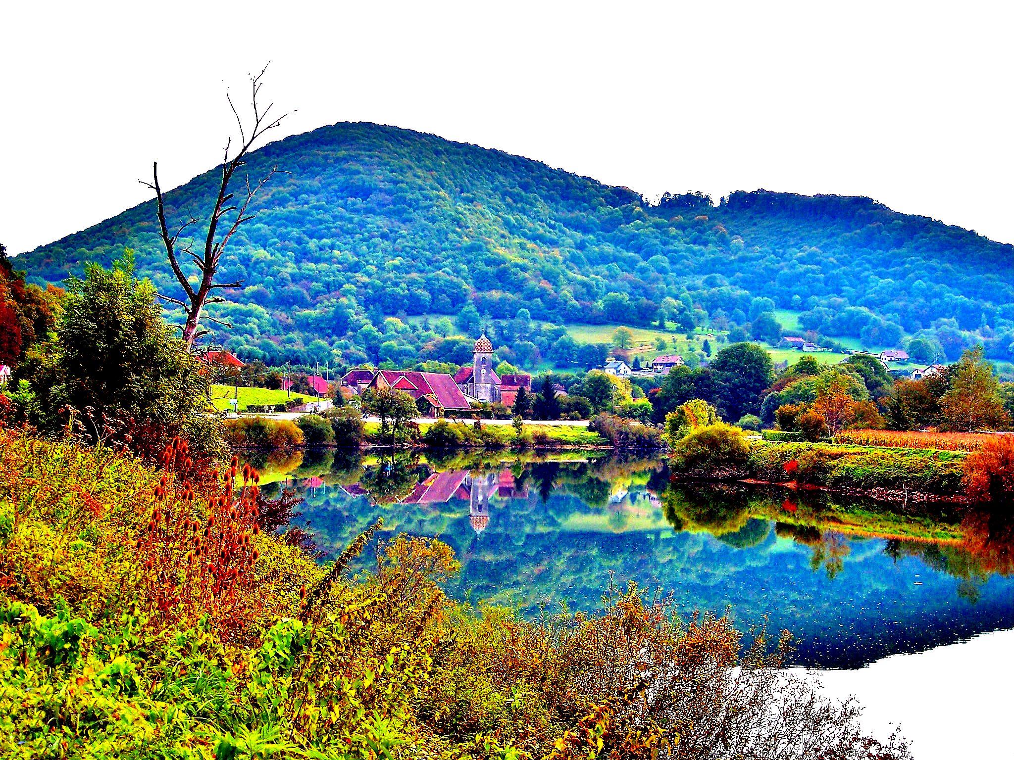 Panorama Depuis La Route De Besancon