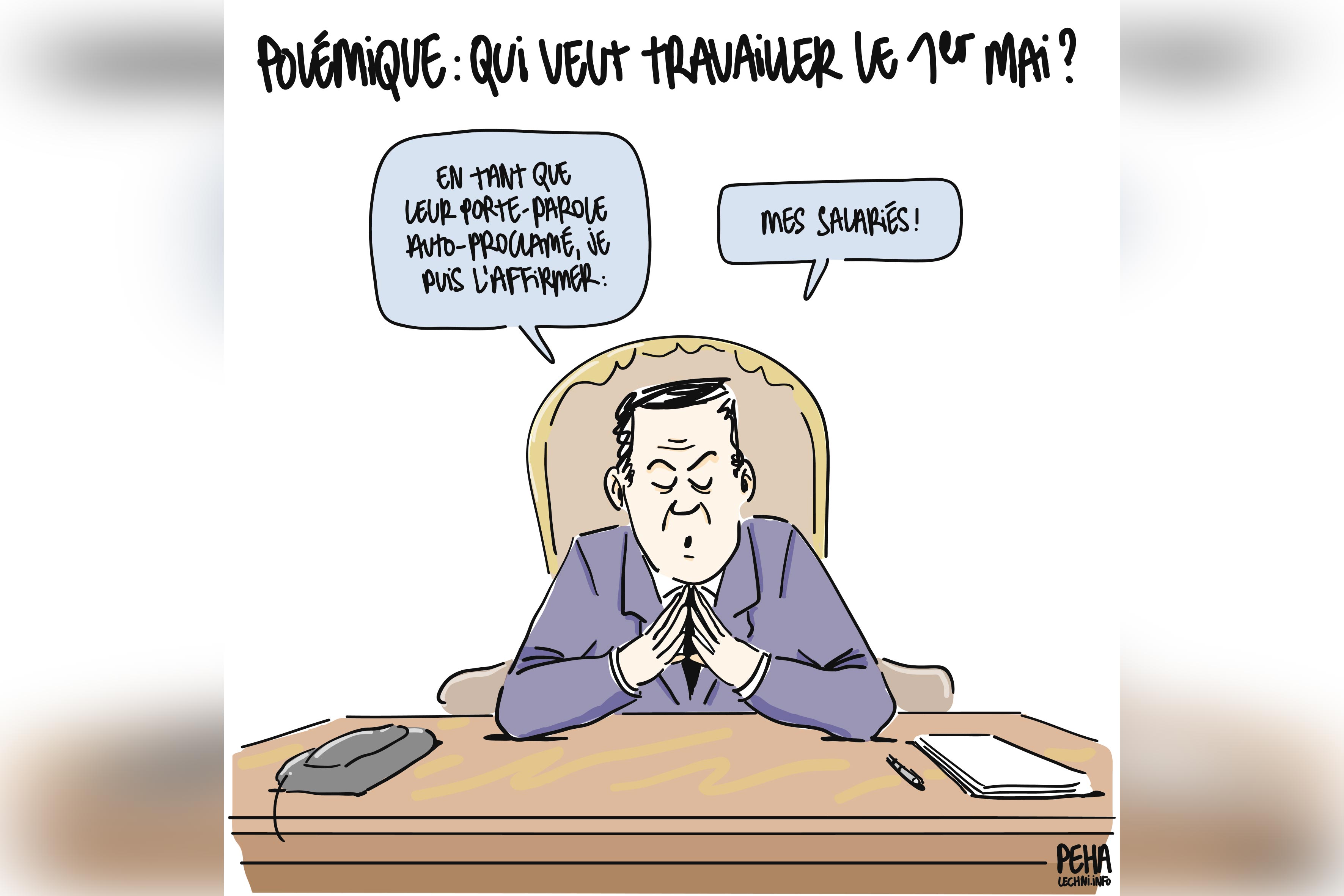 Le coup de crayon, par Peha – 30 avril 2025