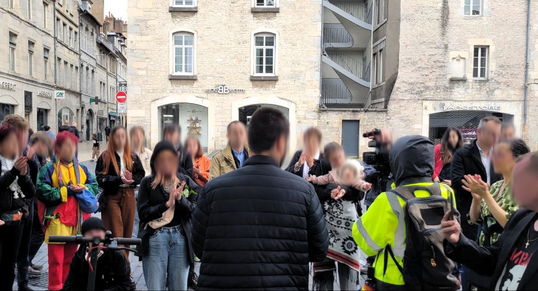 Après l’attentat d’Alès, un rassemblement contre l’islamophobie à Besançon : « Aujourd’hui en France, nous sommes des cibles »