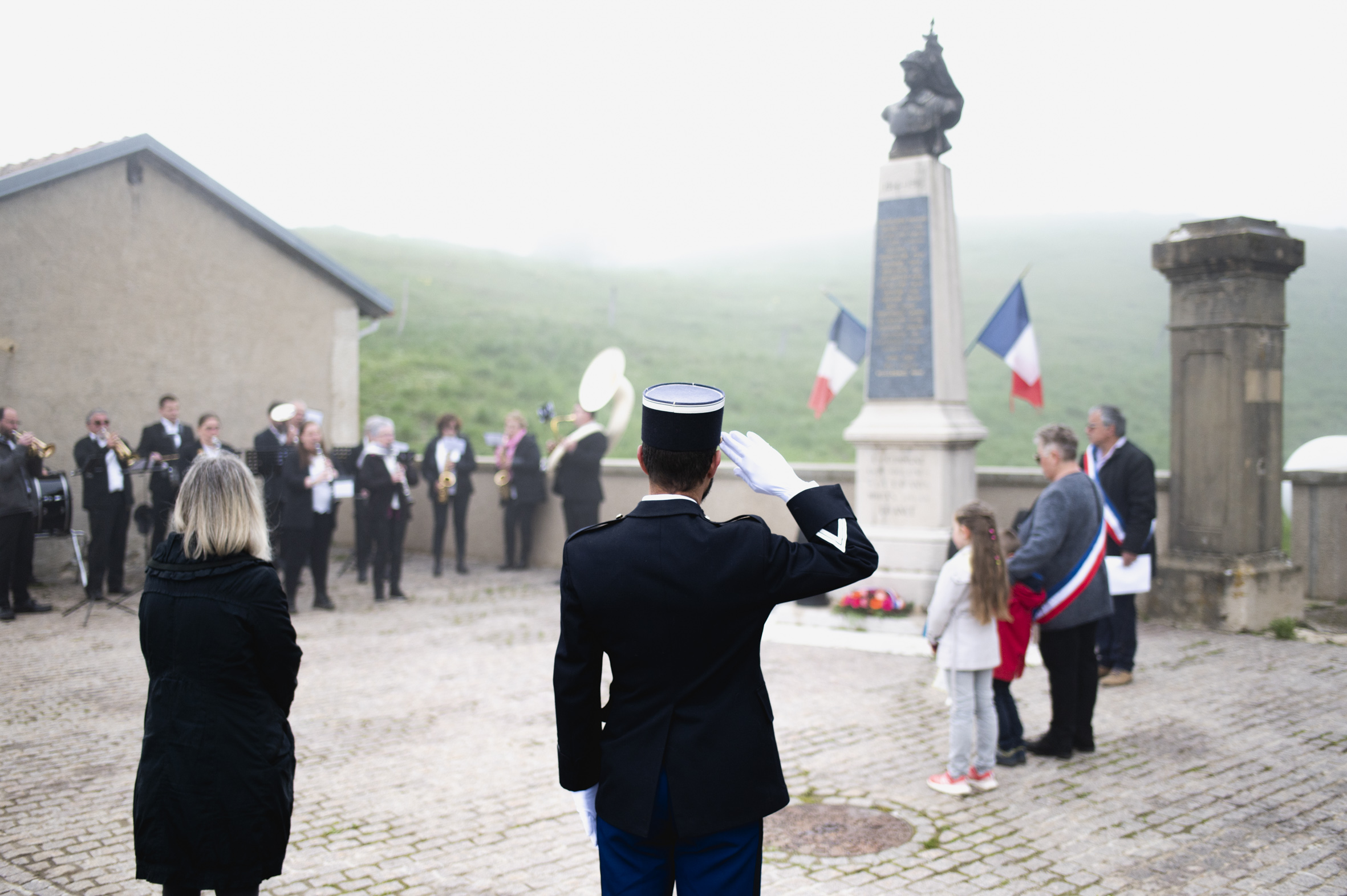 Le photoreportage du mois : commémoration de la chute du nazisme en fanfare
