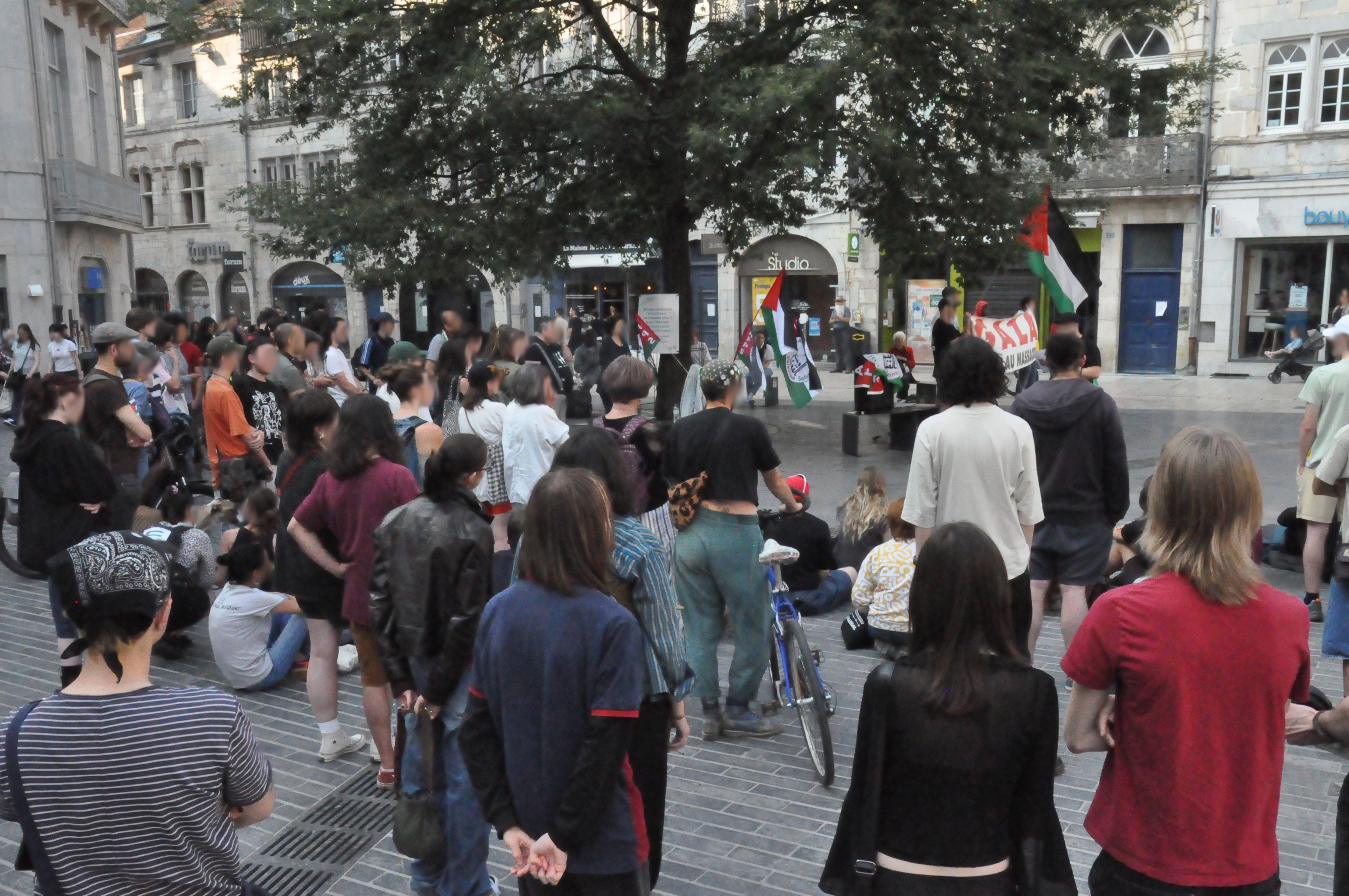 En solidarité avec la flottille pour Gaza, deux rassemblements à Besançon
