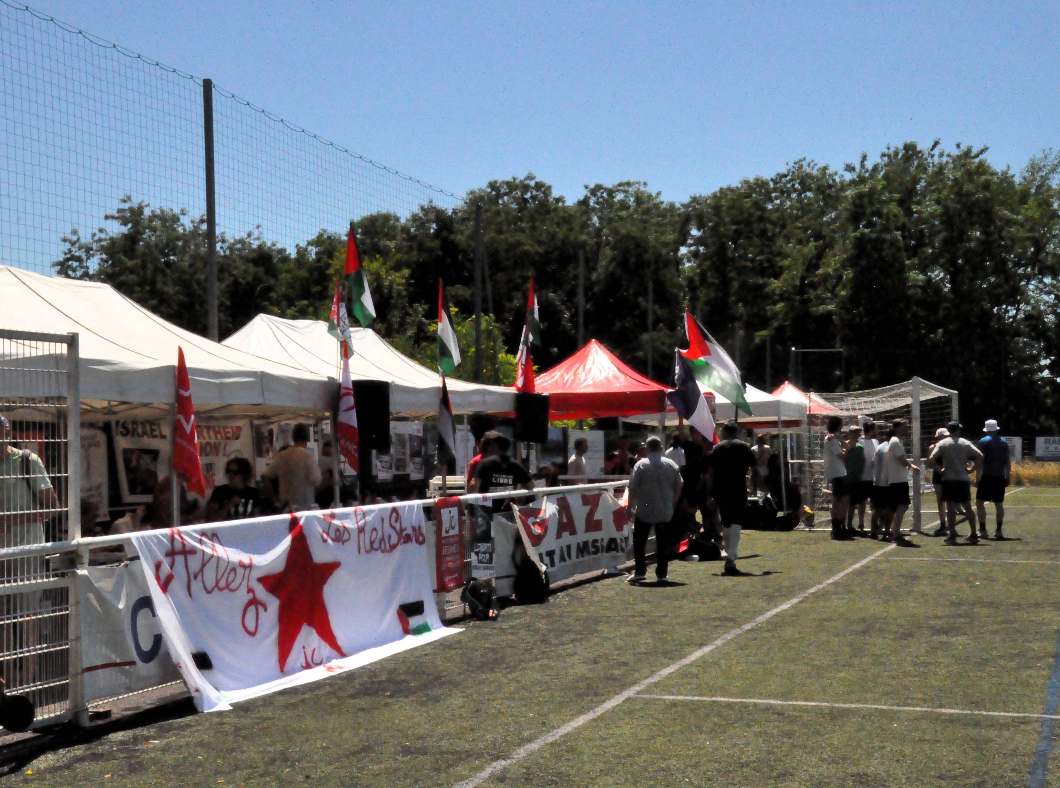 À Besançon Saint-Claude, un tournoi de football pour la Palestine