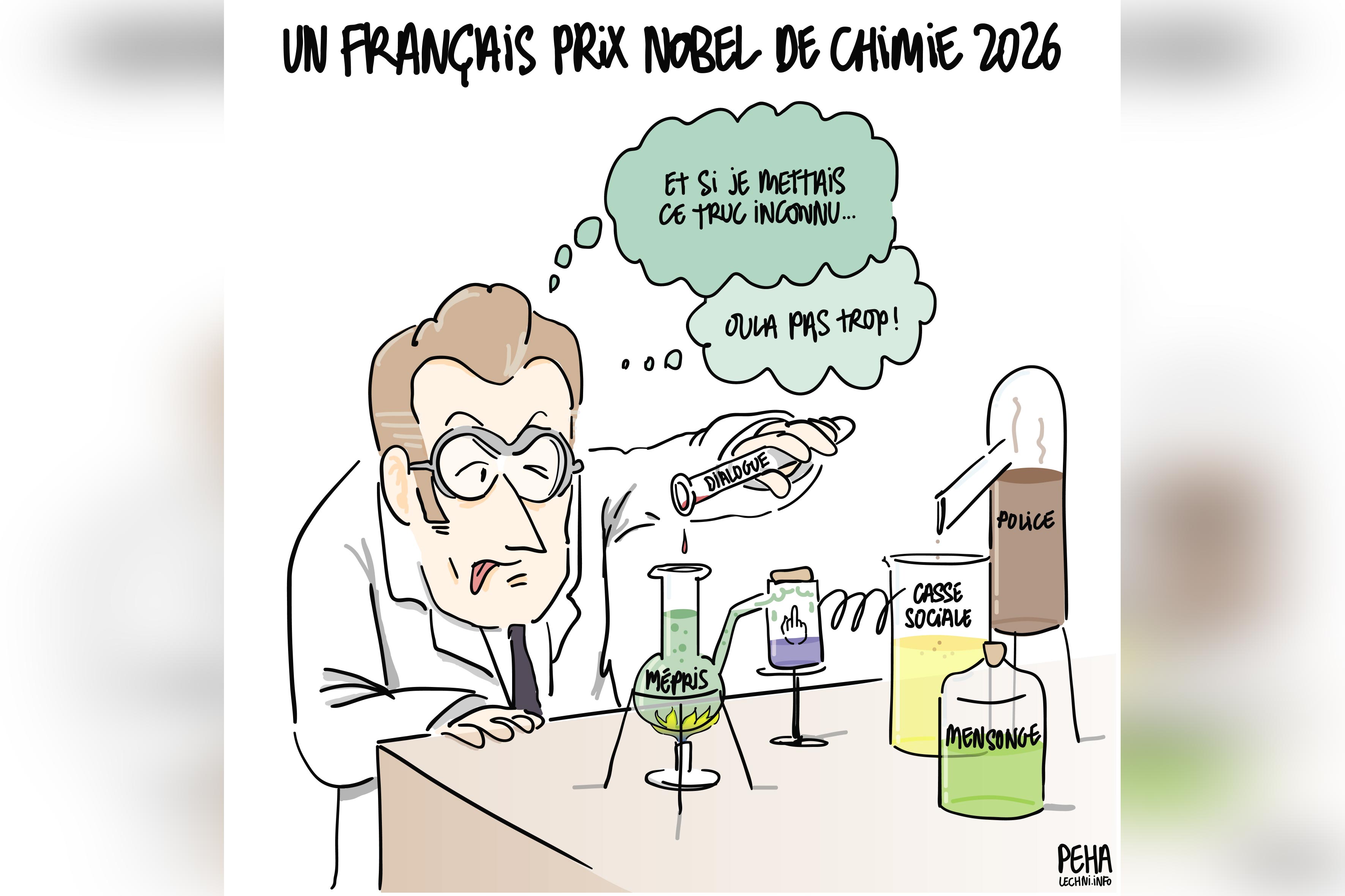 Le coup de crayon, par Peha – 07 octobre 2026